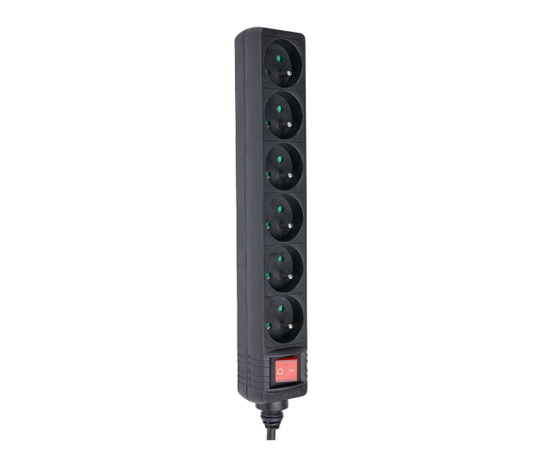 HAMA Listwa zasilająca Standard 6gn, 3m, czarna - 1416387 - zdjęcie 4
